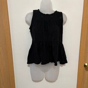 Maurices Black Layered Tank Top (Small)